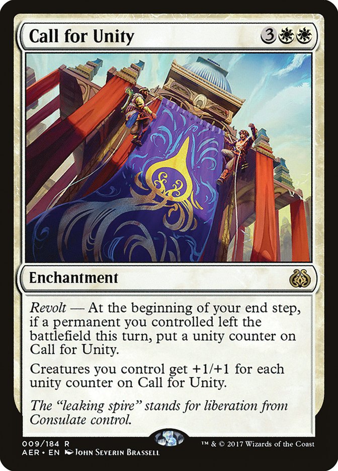 Call for Unity [Aether Revolt] | I Want That Stuff Brandon