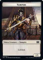 Faerie Rogue // Vampire Double-Sided Token [Double Masters 2022 Tokens] | I Want That Stuff Brandon