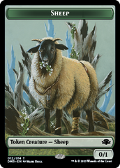 Zombie // Sheep Double-Sided Token [Dominaria Remastered Tokens] | I Want That Stuff Brandon