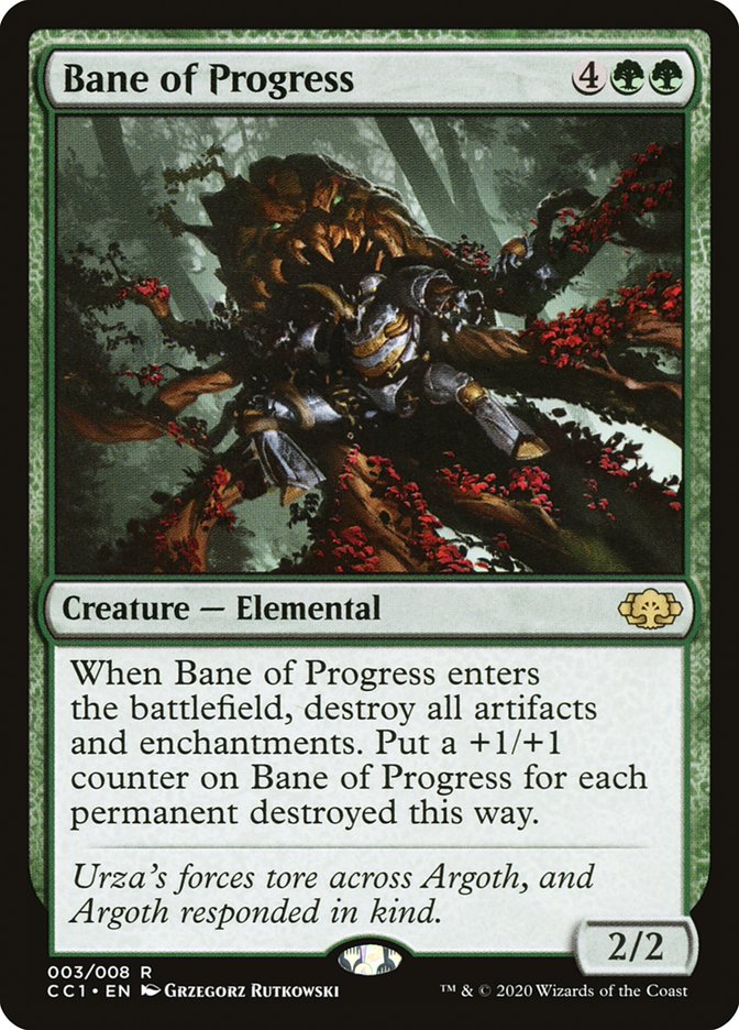 Bane of Progress [Commander Collection: Green] | I Want That Stuff Brandon