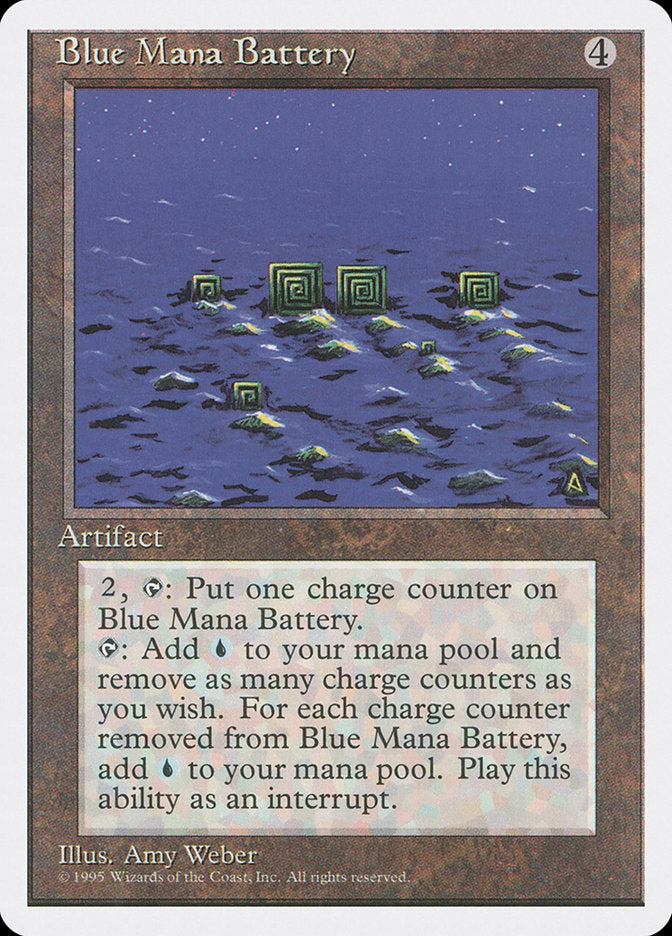Blue Mana Battery [Fourth Edition] | I Want That Stuff Brandon