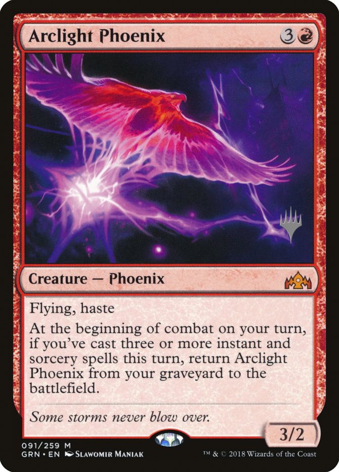 Arclight Phoenix (Promo Pack) [Guilds of Ravnica Promos] | I Want That Stuff Brandon