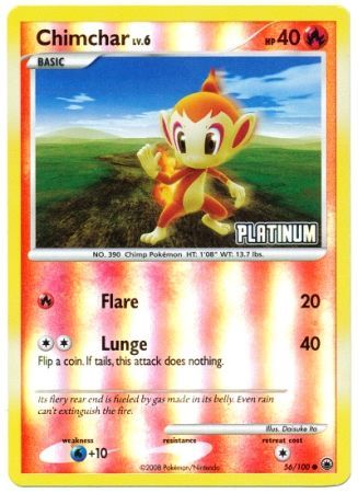 Chimchar (56/100) [Burger King Promos: 2009 Collection] | I Want That Stuff Brandon