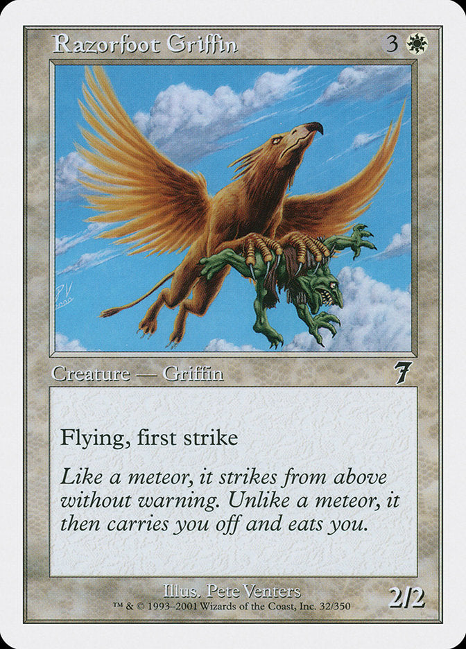 Razorfoot Griffin [Seventh Edition] | I Want That Stuff Brandon