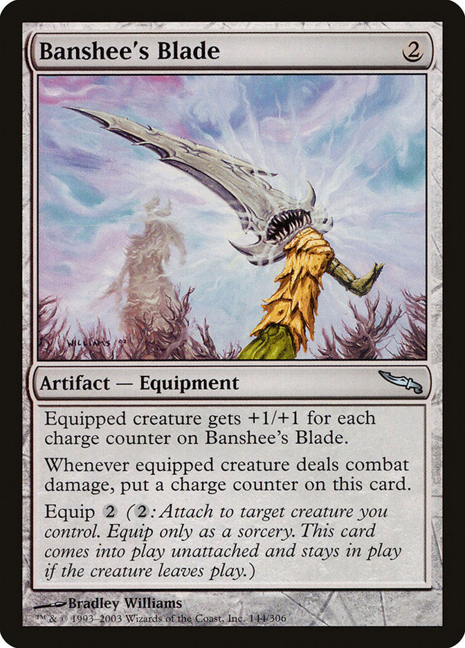 Banshee's Blade [Mirrodin] | I Want That Stuff Brandon