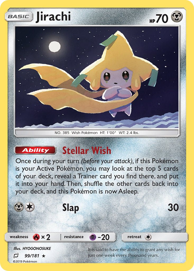 Jirachi (99/181) (Theme Deck Exclusive) [Sun & Moon: Team Up] | I Want That Stuff Brandon