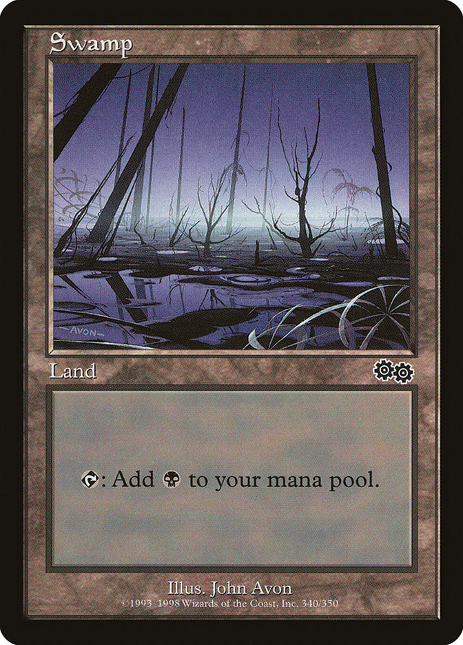 Swamp (340) [Urza's Saga] | I Want That Stuff Brandon