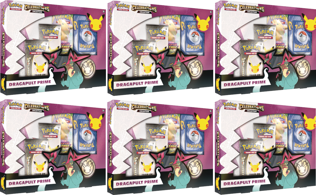 Celebrations: 25th Anniversary - Collection Case (Dragapult Prime) | I Want That Stuff Brandon