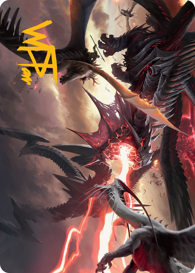 Invasion of Tarkir Art Card (Gold-Stamped Signature) [March of the Machine Art Series] | I Want That Stuff Brandon