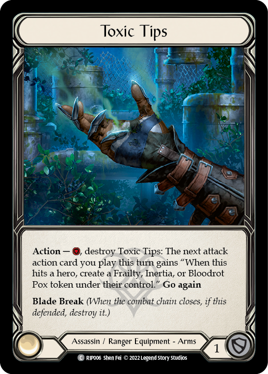 Toxic Tips [RIP006] (Outsiders Riptide Blitz Deck) | I Want That Stuff Brandon