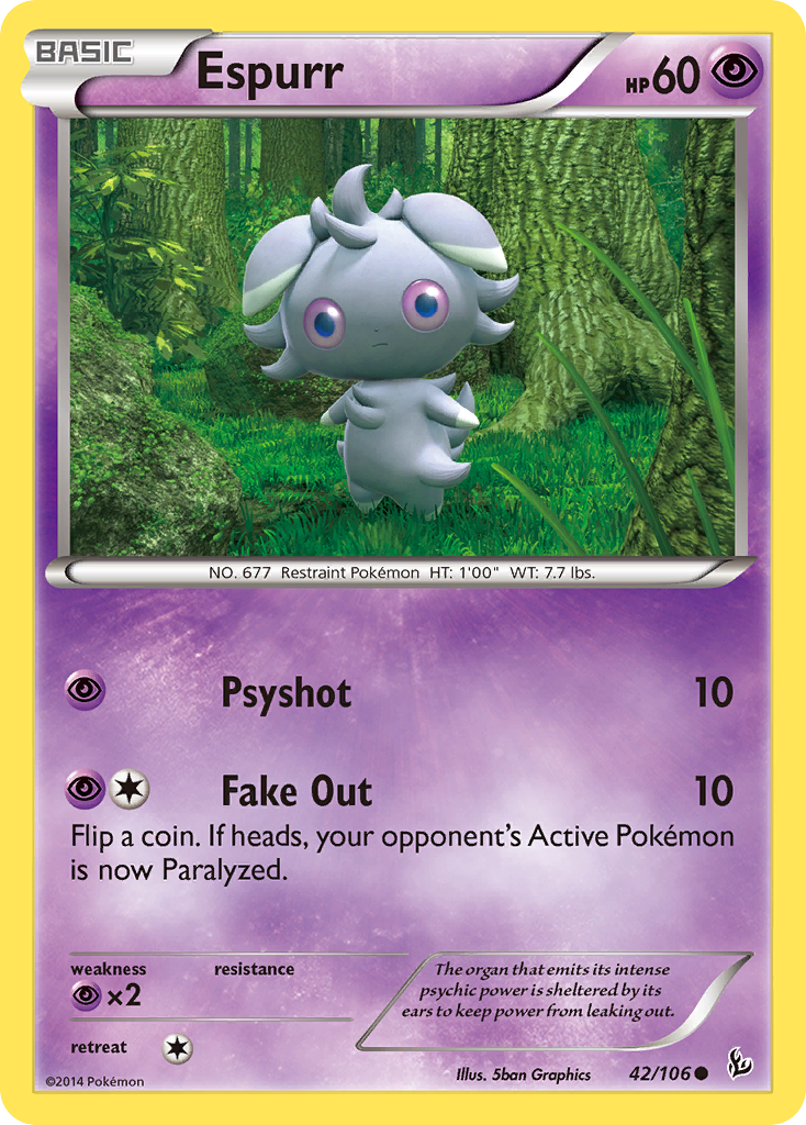 Espurr (42/106) [XY: Flashfire] | I Want That Stuff Brandon