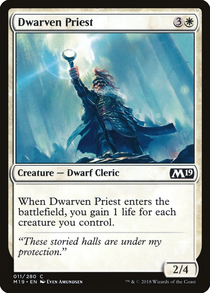 Dwarven Priest [Core Set 2019] | I Want That Stuff Brandon