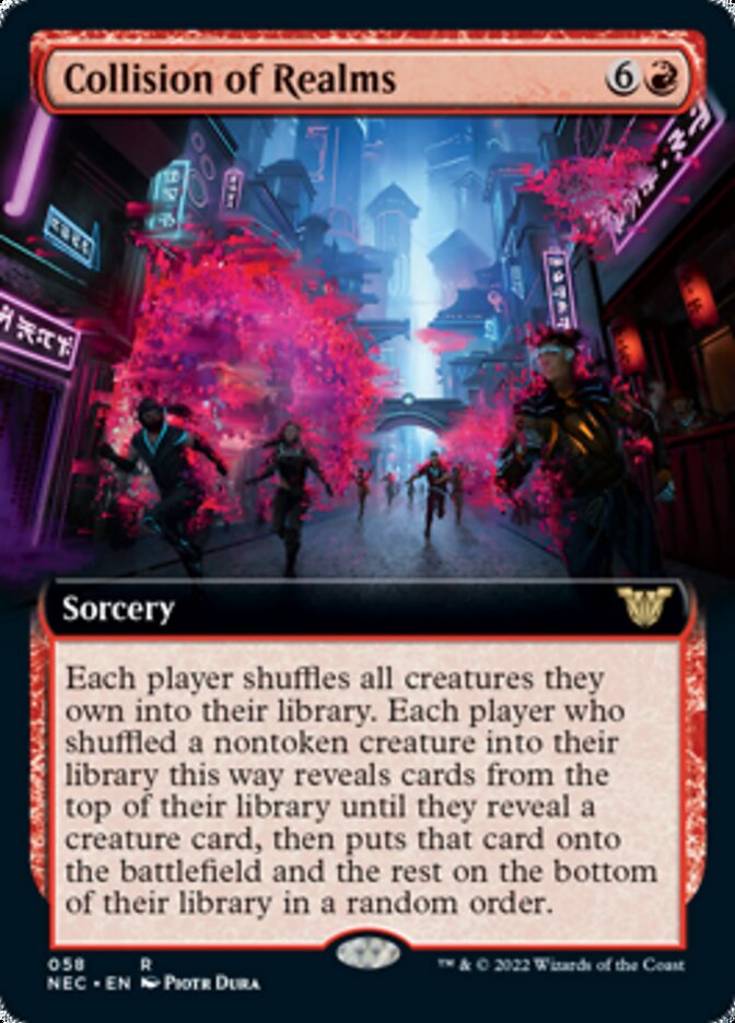 Collision of Realms (Extended Art) [Kamigawa: Neon Dynasty Commander] | I Want That Stuff Brandon