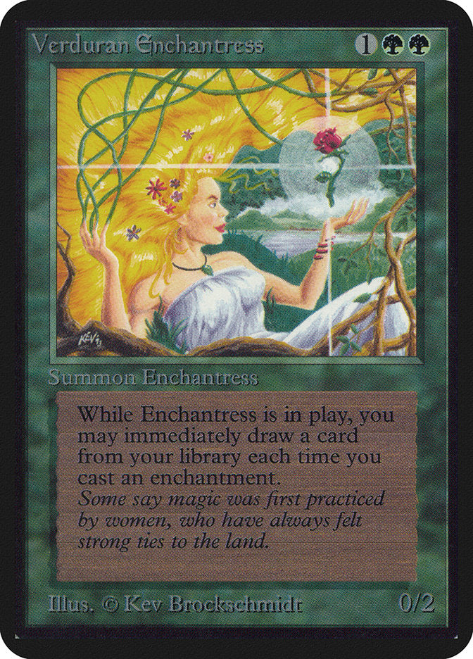 Verduran Enchantress [Alpha Edition] | I Want That Stuff Brandon