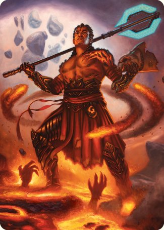 Koth, Fire of Resistance Art Card [Phyrexia: All Will Be One Art Series] | I Want That Stuff Brandon