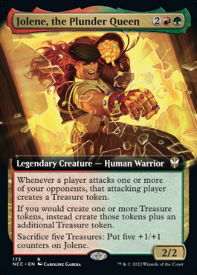 Jolene, the Plunder Queen (Extended Art) [Streets of New Capenna Commander] | I Want That Stuff Brandon