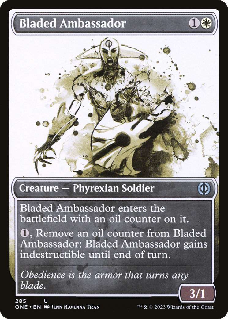 Bladed Ambassador (Showcase Ichor) [Phyrexia: All Will Be One] | I Want That Stuff Brandon