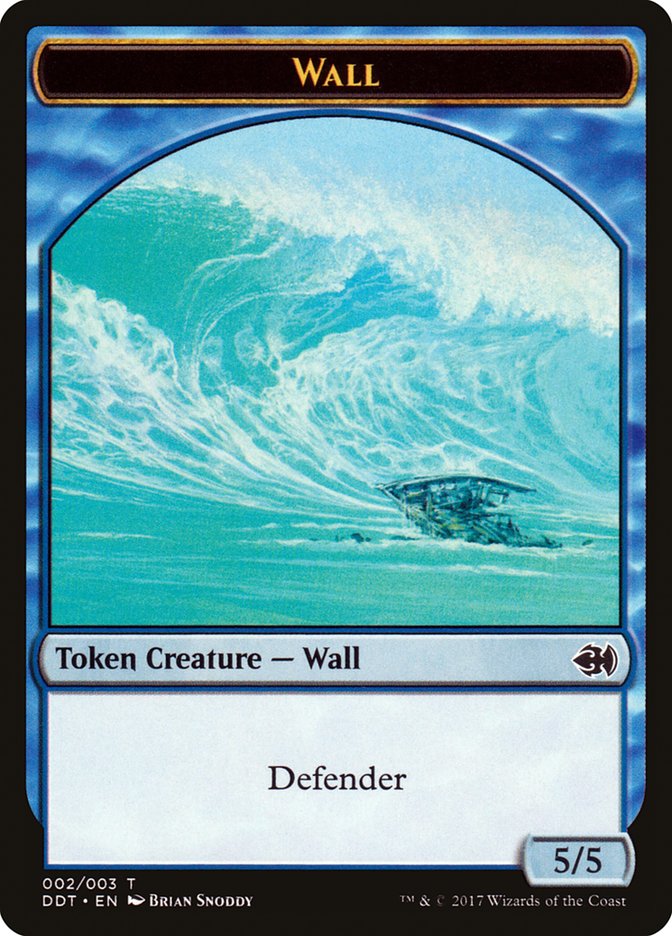 Wall Token [Duel Decks: Merfolk vs. Goblins Tokens] | I Want That Stuff Brandon