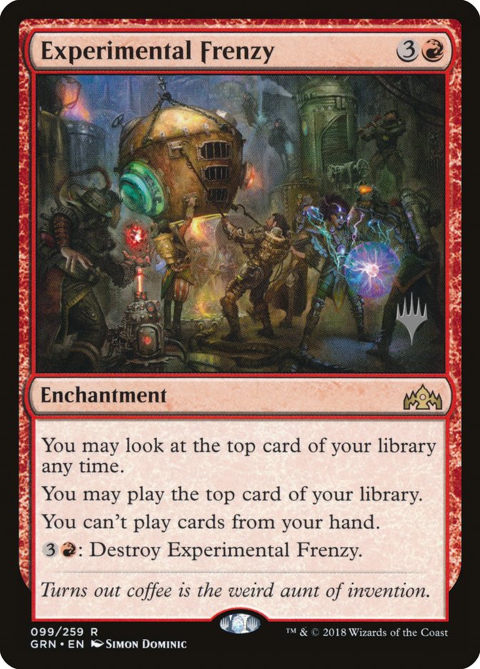 Experimental Frenzy (Promo Pack) [Guilds of Ravnica Promos] | I Want That Stuff Brandon