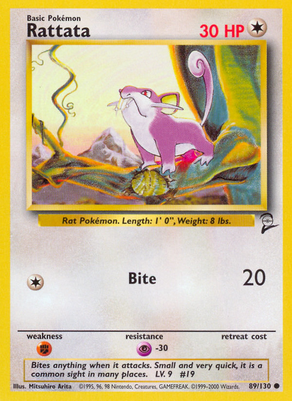 Rattata (89/130) [Base Set 2] | I Want That Stuff Brandon