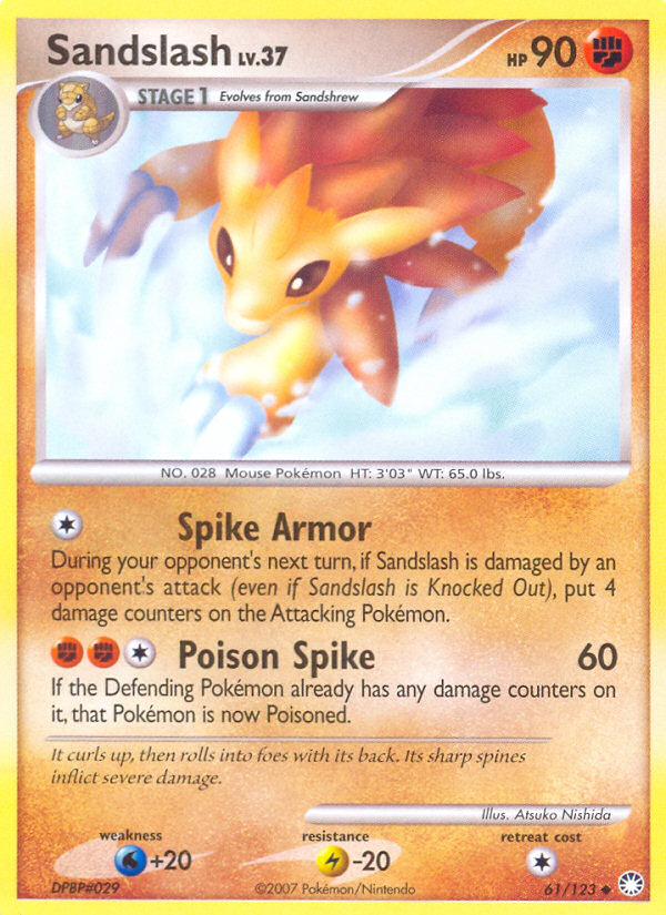 Sandslash (61/123) [Diamond & Pearl: Mysterious Treasures] | I Want That Stuff Brandon