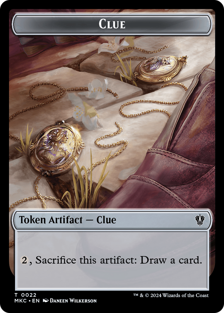 Clue // Insect (0017) Double-Sided Token [Murders at Karlov Manor Commander Tokens] | I Want That Stuff Brandon