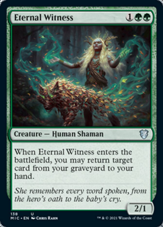 Eternal Witness [Innistrad: Midnight Hunt Commander] | I Want That Stuff Brandon