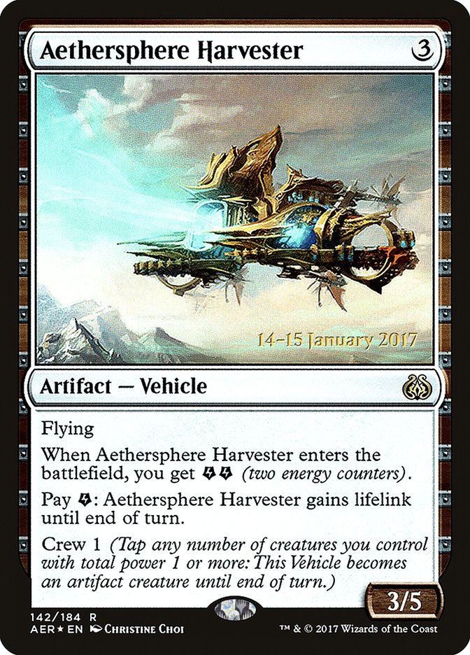 Aethersphere Harvester [Aether Revolt Prerelease Promos] | I Want That Stuff Brandon