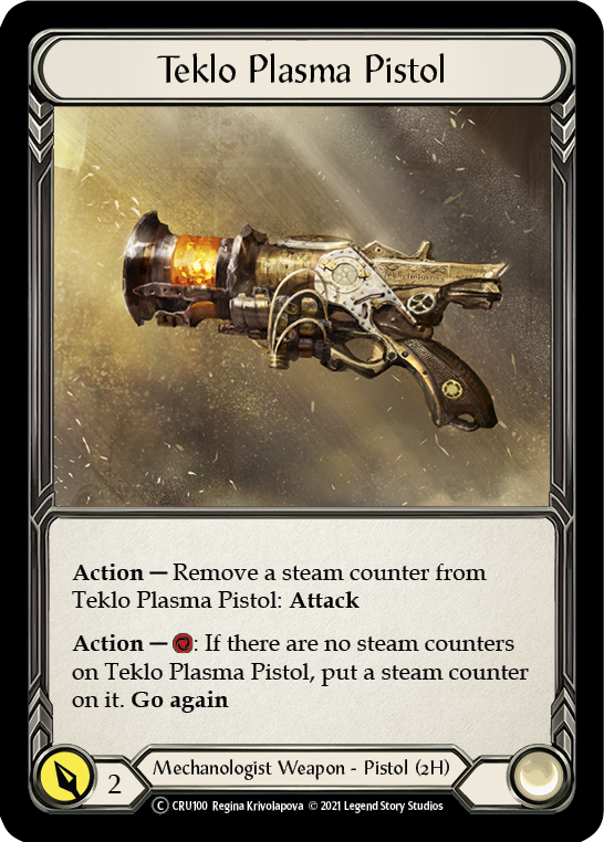 Teklo Plasma Pistol (Rainbow Foil) [CRU100-RF] Unlimited Rainbow Foil | I Want That Stuff Brandon