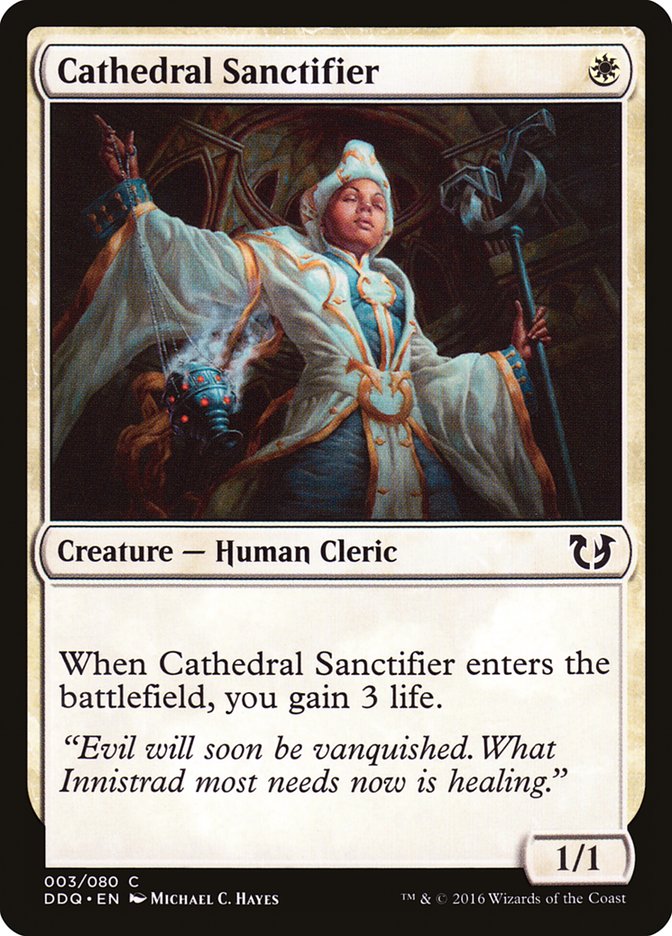 Cathedral Sanctifier [Duel Decks: Blessed vs. Cursed] | I Want That Stuff Brandon