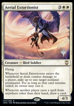 Aerial Extortionist (Promo Pack) [Streets of New Capenna Commander Promos] | I Want That Stuff Brandon