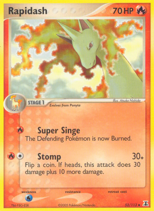 Rapidash (52/113) [EX: Delta Species] | I Want That Stuff Brandon