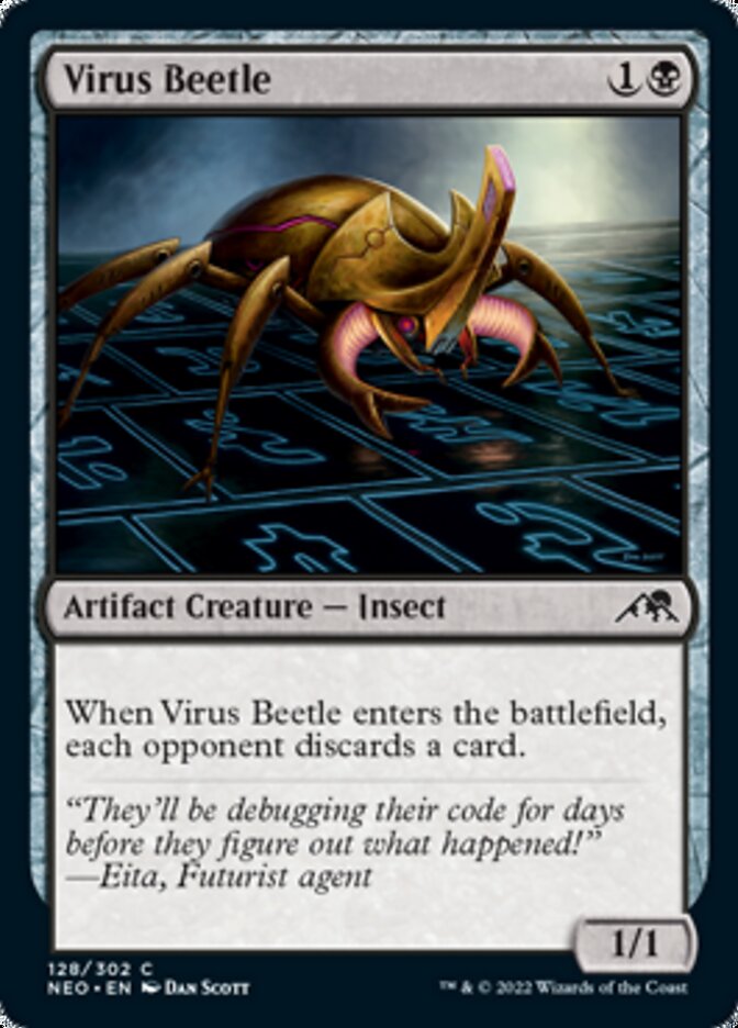 Virus Beetle [Kamigawa: Neon Dynasty] | I Want That Stuff Brandon
