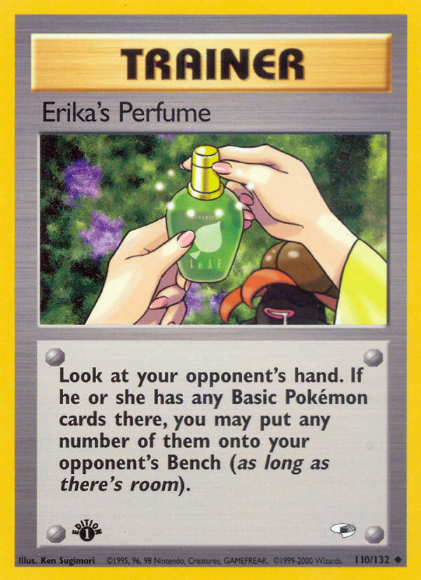 Erika's Perfume (110/132) [Gym Heroes 1st Edition] | I Want That Stuff Brandon