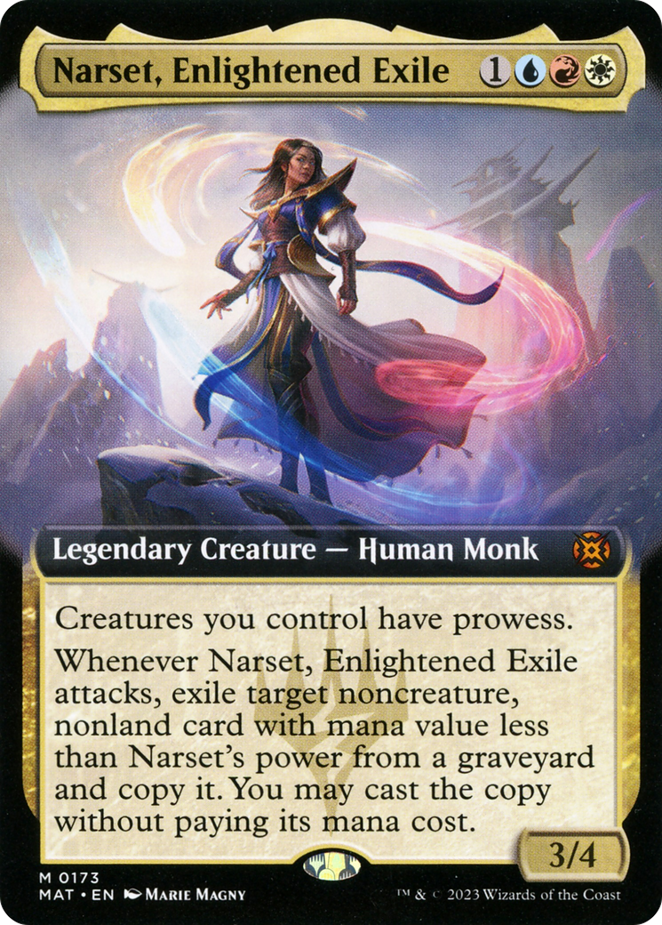 Narset, Enlightened Exile (Extended Art) [March of the Machine: The Aftermath] | I Want That Stuff Brandon