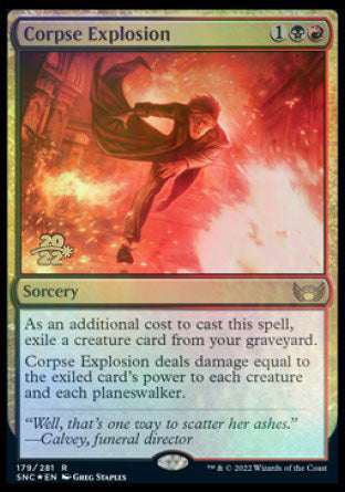 Corpse Explosion [Streets of New Capenna Prerelease Promos] | I Want That Stuff Brandon