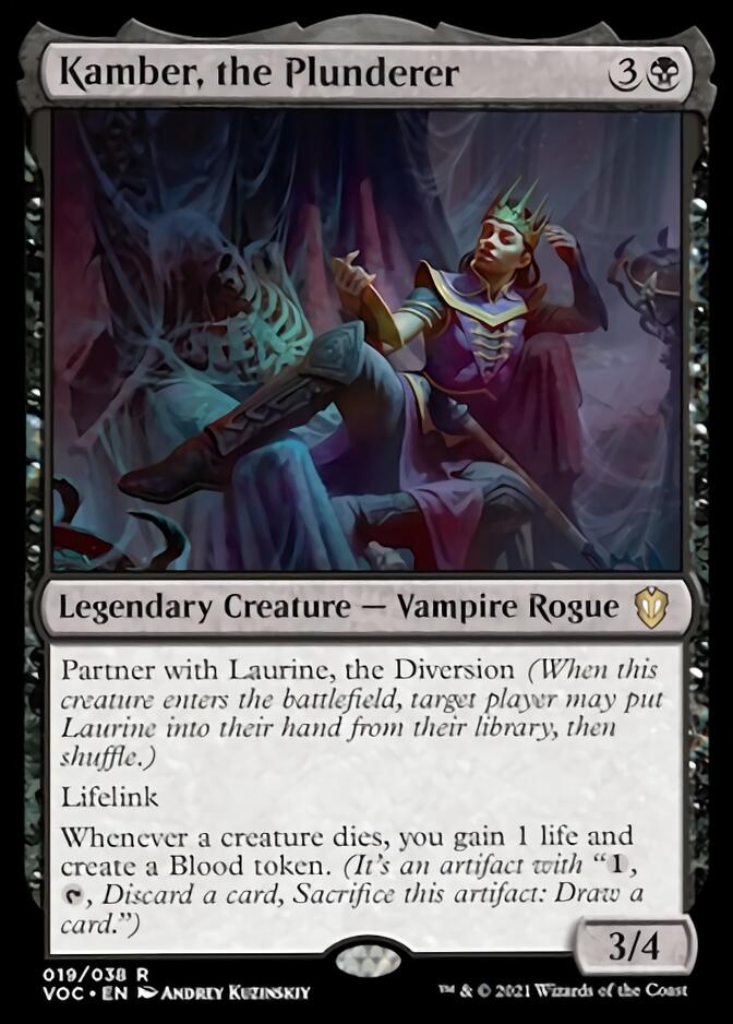 Kamber, the Plunderer [Innistrad: Crimson Vow Commander] | I Want That Stuff Brandon