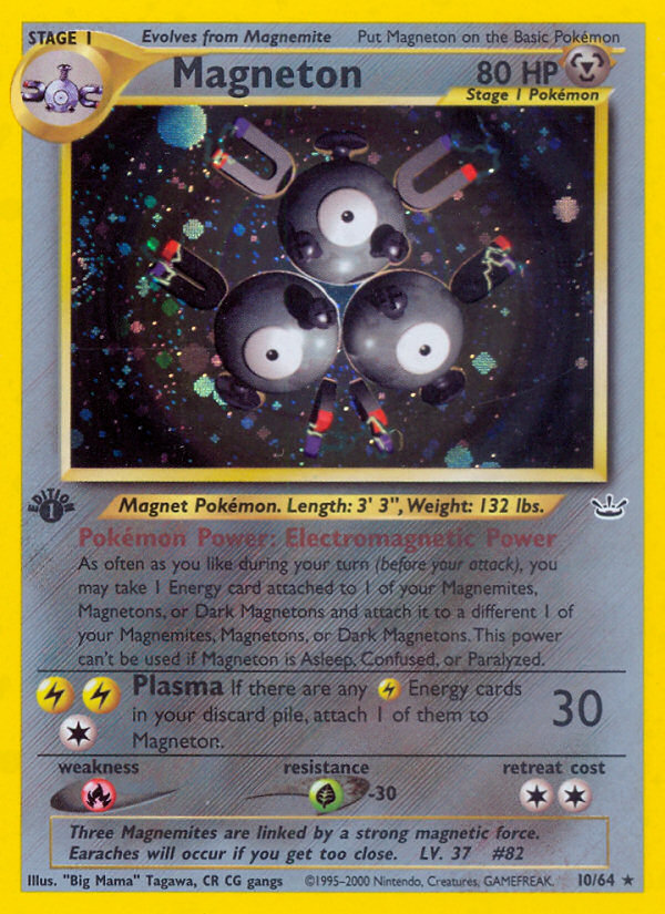 Magneton (10/64) [Neo Revelation 1st Edition] | I Want That Stuff Brandon