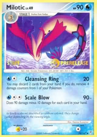 Milotic (70/147) (Staff Prerelease Promo) [Nintendo: Black Star Promos] | I Want That Stuff Brandon