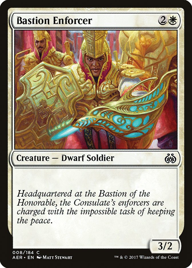 Bastion Enforcer [Aether Revolt] | I Want That Stuff Brandon