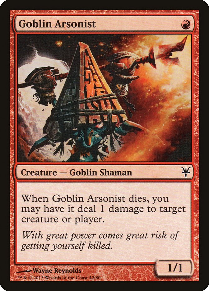Goblin Arsonist [Duel Decks: Sorin vs. Tibalt] | I Want That Stuff Brandon