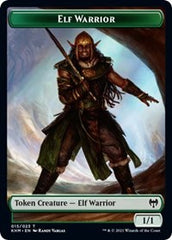 Elf Warrior // Replicated Ring Double-Sided Token [Kaldheim Tokens] | I Want That Stuff Brandon