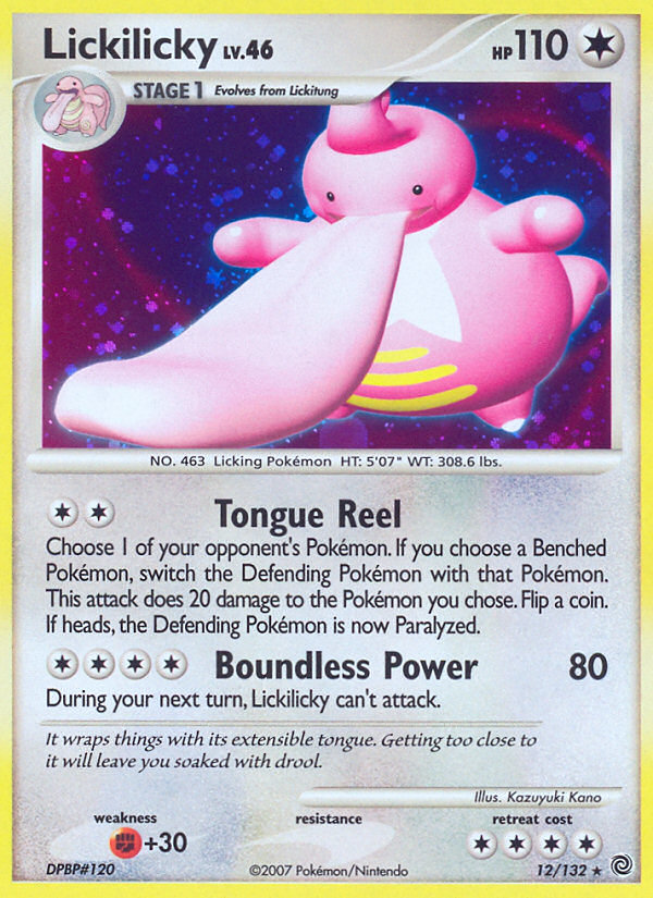 Lickilicky (12/132) [Diamond & Pearl: Secret Wonders] | I Want That Stuff Brandon