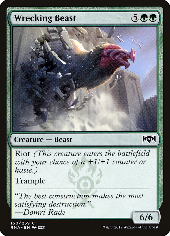 Wrecking Beast [Ravnica Allegiance] | I Want That Stuff Brandon