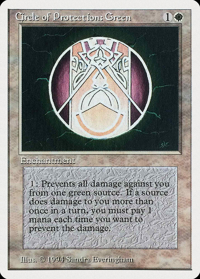 Circle of Protection: Green [Summer Magic / Edgar] | I Want That Stuff Brandon