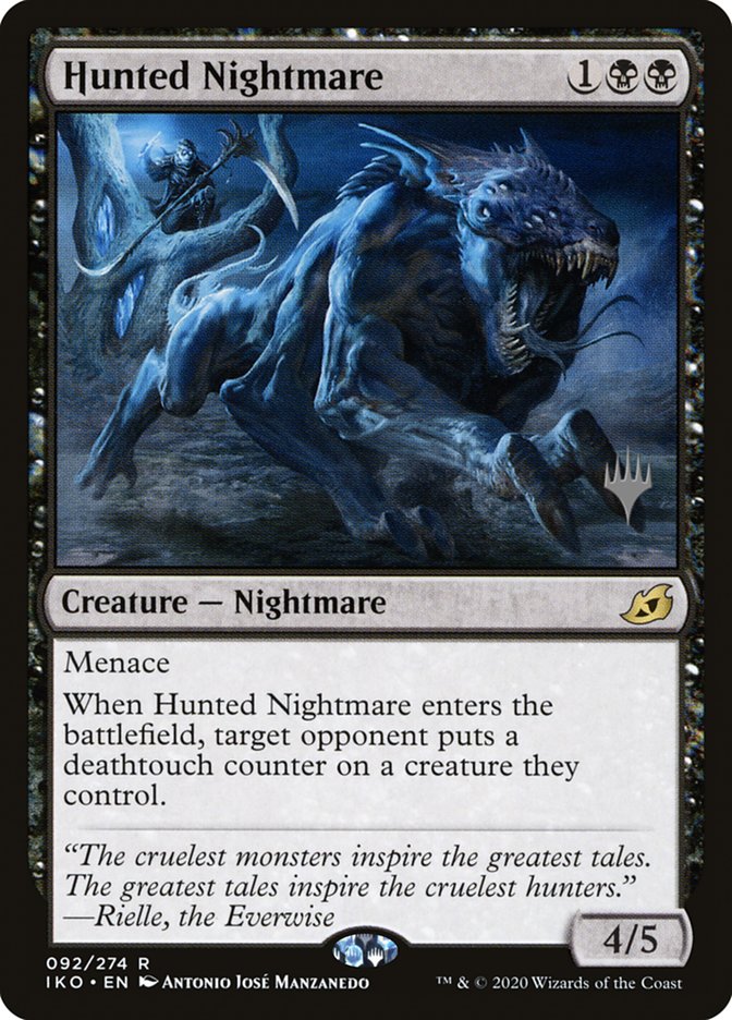 Hunted Nightmare (Promo Pack) [Ikoria: Lair of Behemoths Promos] | I Want That Stuff Brandon