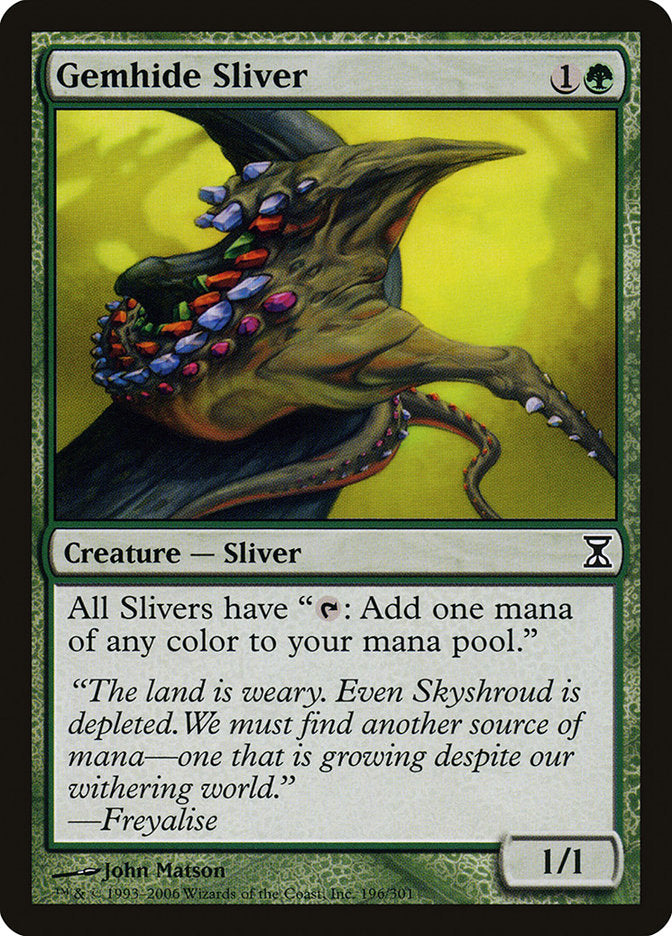 Gemhide Sliver [Time Spiral] | I Want That Stuff Brandon