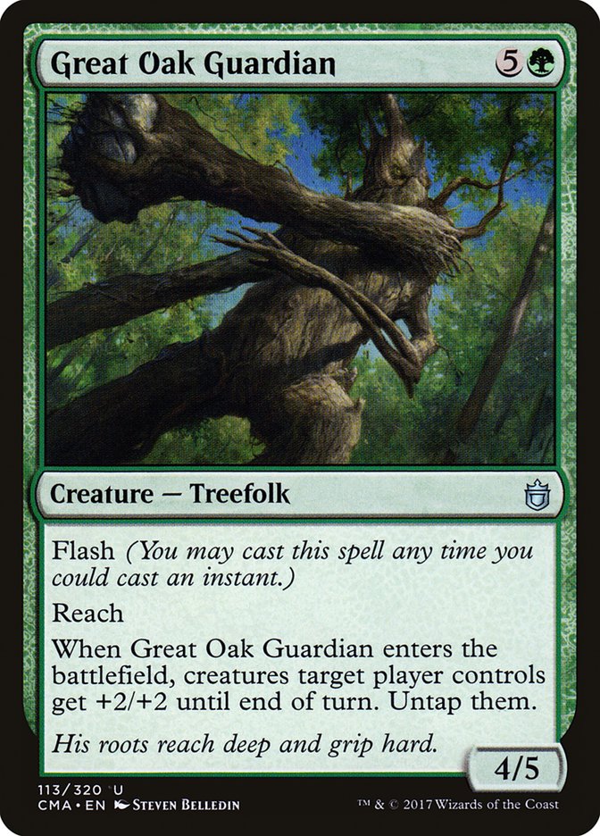Great Oak Guardian [Commander Anthology] | I Want That Stuff Brandon