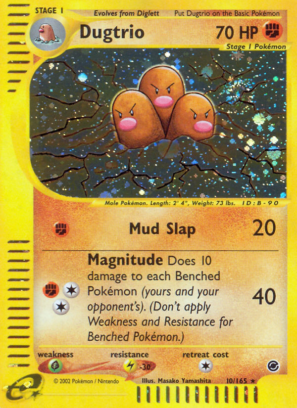 Dugtrio (10/165) [Expedition: Base Set] | I Want That Stuff Brandon