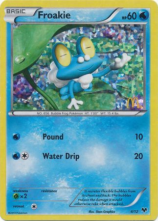 Froakie (4/12) [McDonald's Promos: 2014 Collection] | I Want That Stuff Brandon